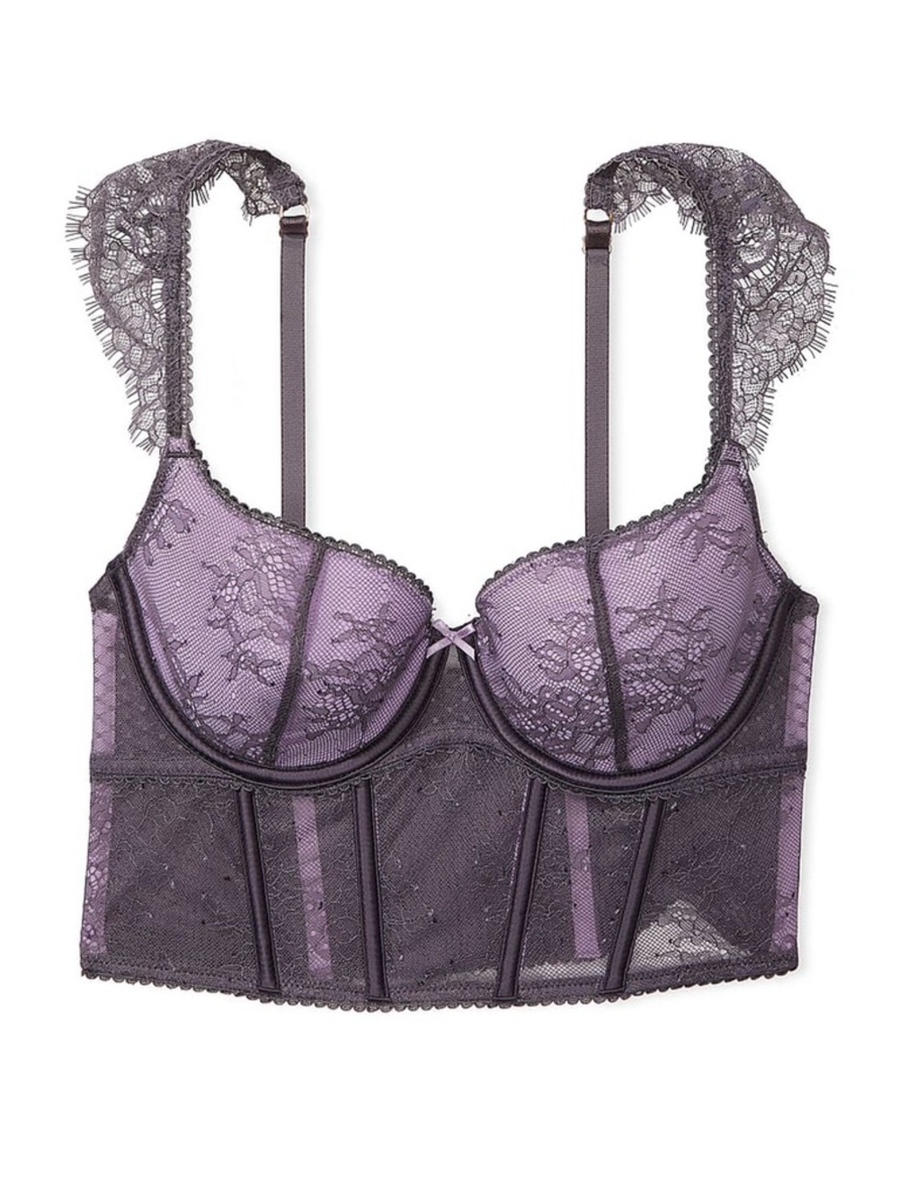 Victoria's Secret Dream Angels Lace Cap-Sleeve Corset Top